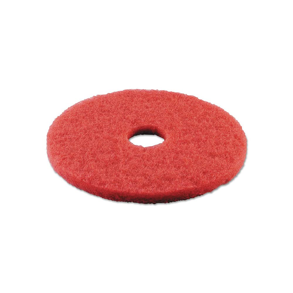 Boardwalk BWK4021RED 21 in. Diameter Buffing Floor Pads - Red (5/Carton)
