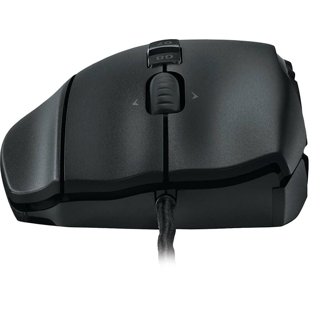 Logitech G600 MMO Gaming Mouse, RGB Backlit, 20 Programmable Buttons, Black