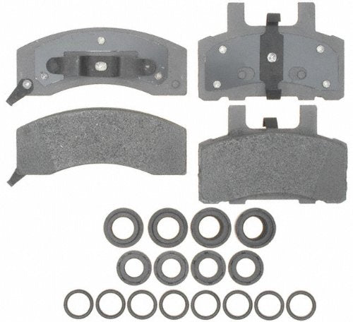 ACDelco Silver 14D370MH Semi-Metallic Front Disc Brake Pad Set with Hardware