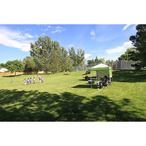 Coleman Canopy Sun Shelter with Instant Setup, Sun Shelter with Wheeled Carry Bag Sets Up in About 3 Mins, 7x5ft, 10x10ft, or 12x12ft Canopy for Sporting Events, Tailgating, Camping, & More
