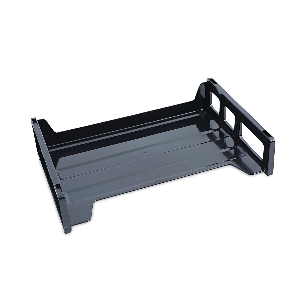 UNV08100 - Universal Side Load Letter Desk Tray, Black