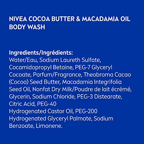 Nivea Care & Cocoa Body Wash, 500mL