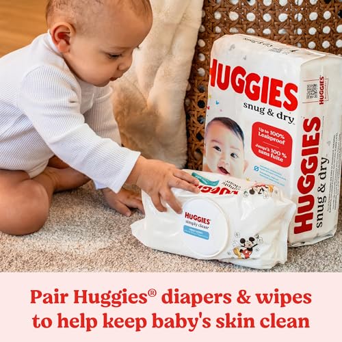 Huggies Size 3 Diapers, Snug & Dry Baby Diapers, Size 3 (16-28 lbs), 88 Count, Packaging May Vary