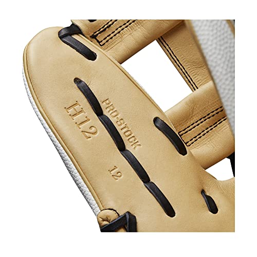 WILSON 2023 A2000® H12SS Fastpitch Glove - 12", Right Hand Throw, Infield, White/Blonde