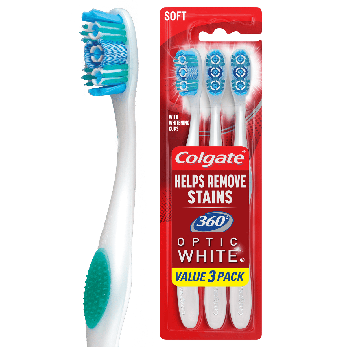 Colgate 360 Optic White F/h/sft product image 1