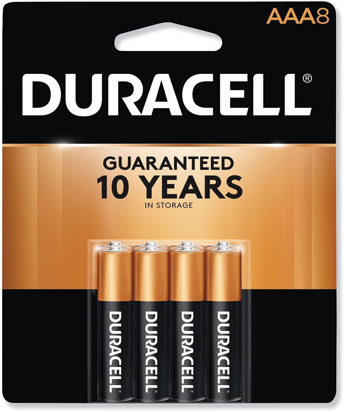 Duracell Alkaline Aaa 8 pk Mn2400b8z U.s. product image 1