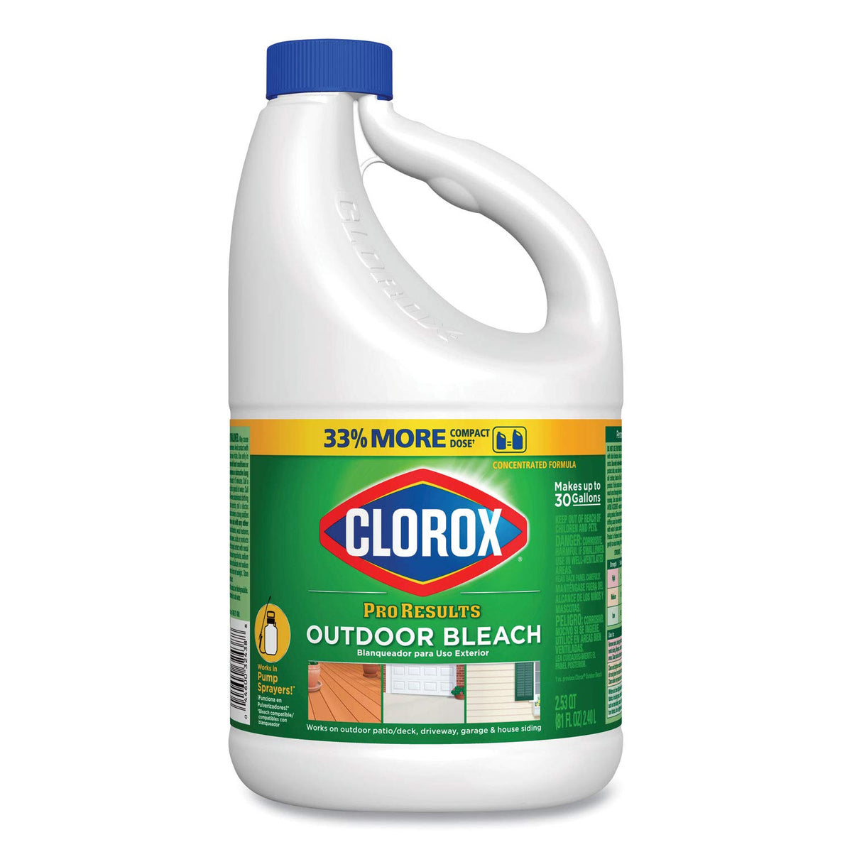 Clorox Outdoor Bleach, 81 Oz Bottle, 1/carton