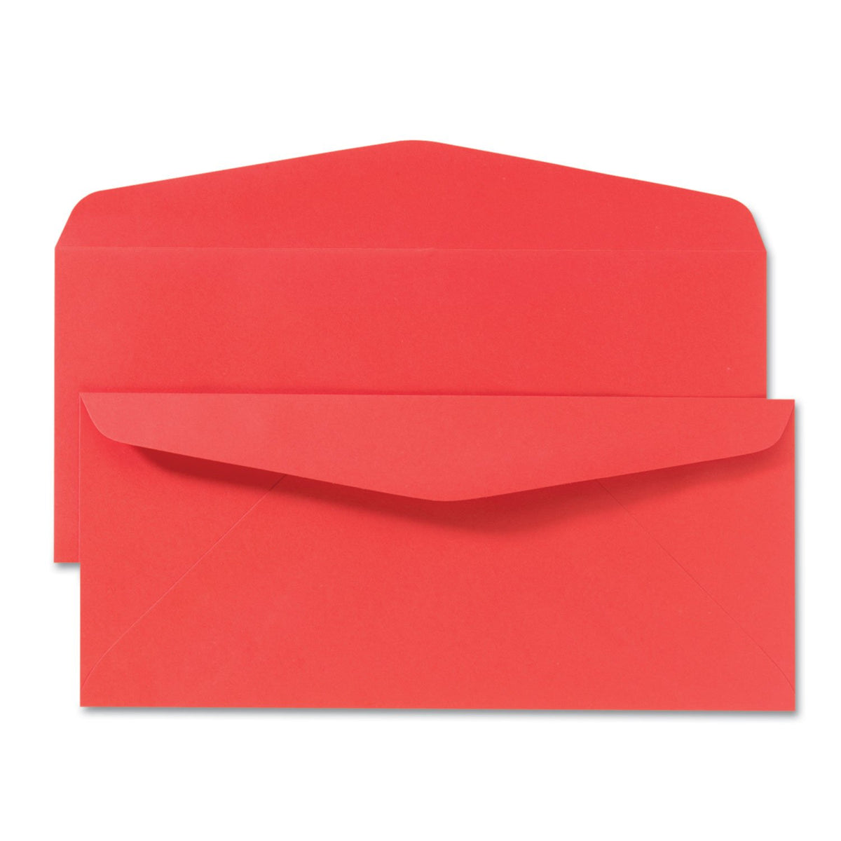 Quality Park Colored Envelope, Traditional, #10, Red, 25 per Pack (11134)