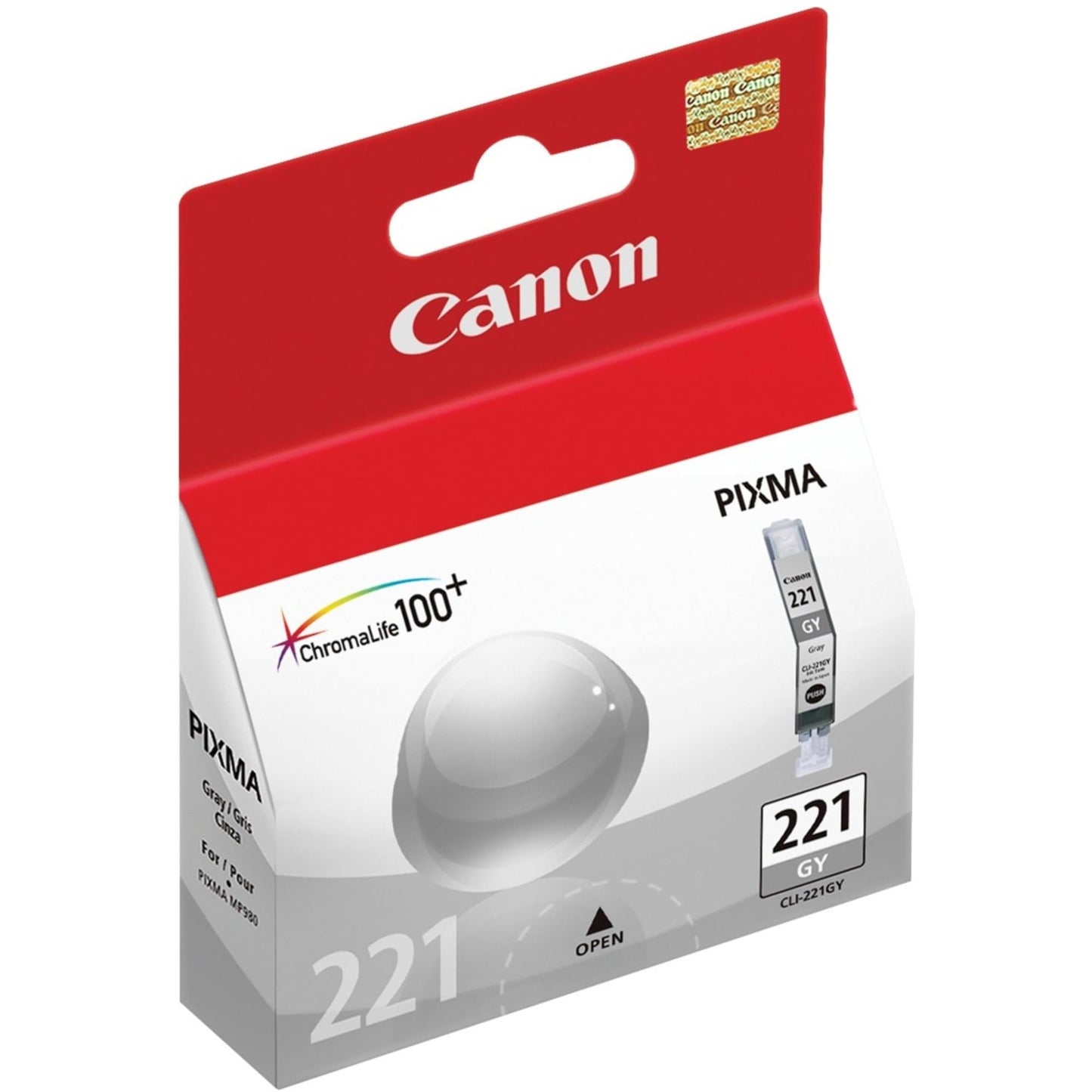 Canon CLI-221 Gray Ink Tank Compatible to MP980, MP990
