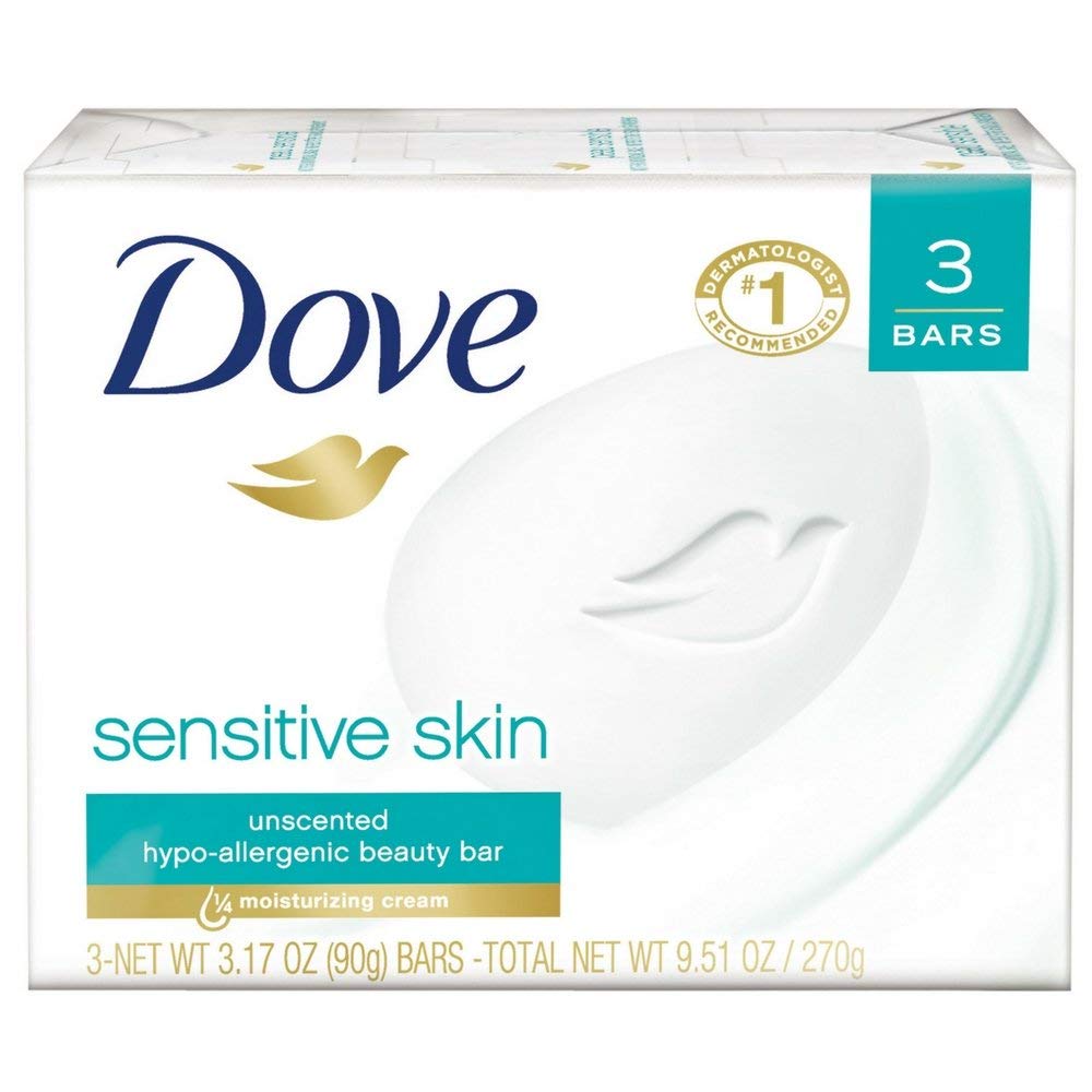 Dove 9.51 oz 3bars Sensitive Skn product image 1