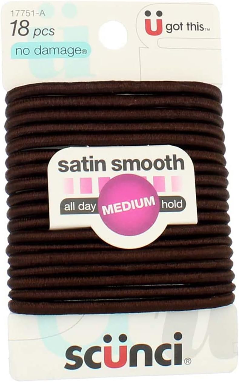 Scunci N/d Elastic Brown 18 pk product image 1