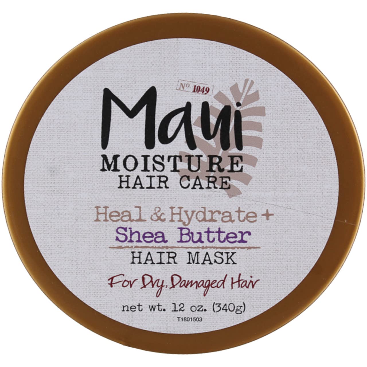 Maui Moisture Shea Butter Hair Mask 12 Ounce (Pack of 2)