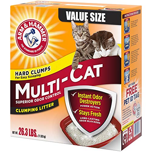 Arm & Hammer MultiCat Clumping Litter, Scented 26.3lb