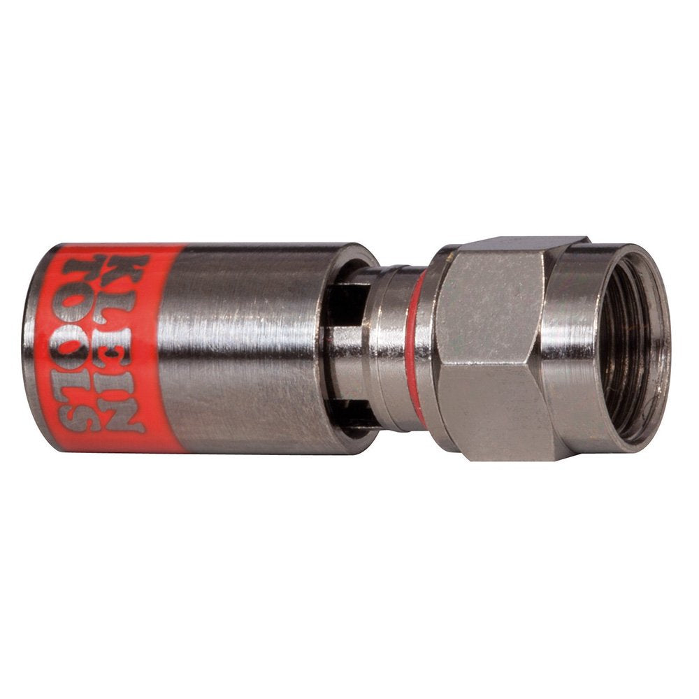 Klein Tools VDV812-615 Universal Compression Connector, RG59, Male, 10-Pack