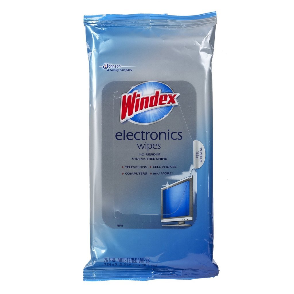 New Windex Electronic Wipes Special 4 Pack (25 CT Each)
