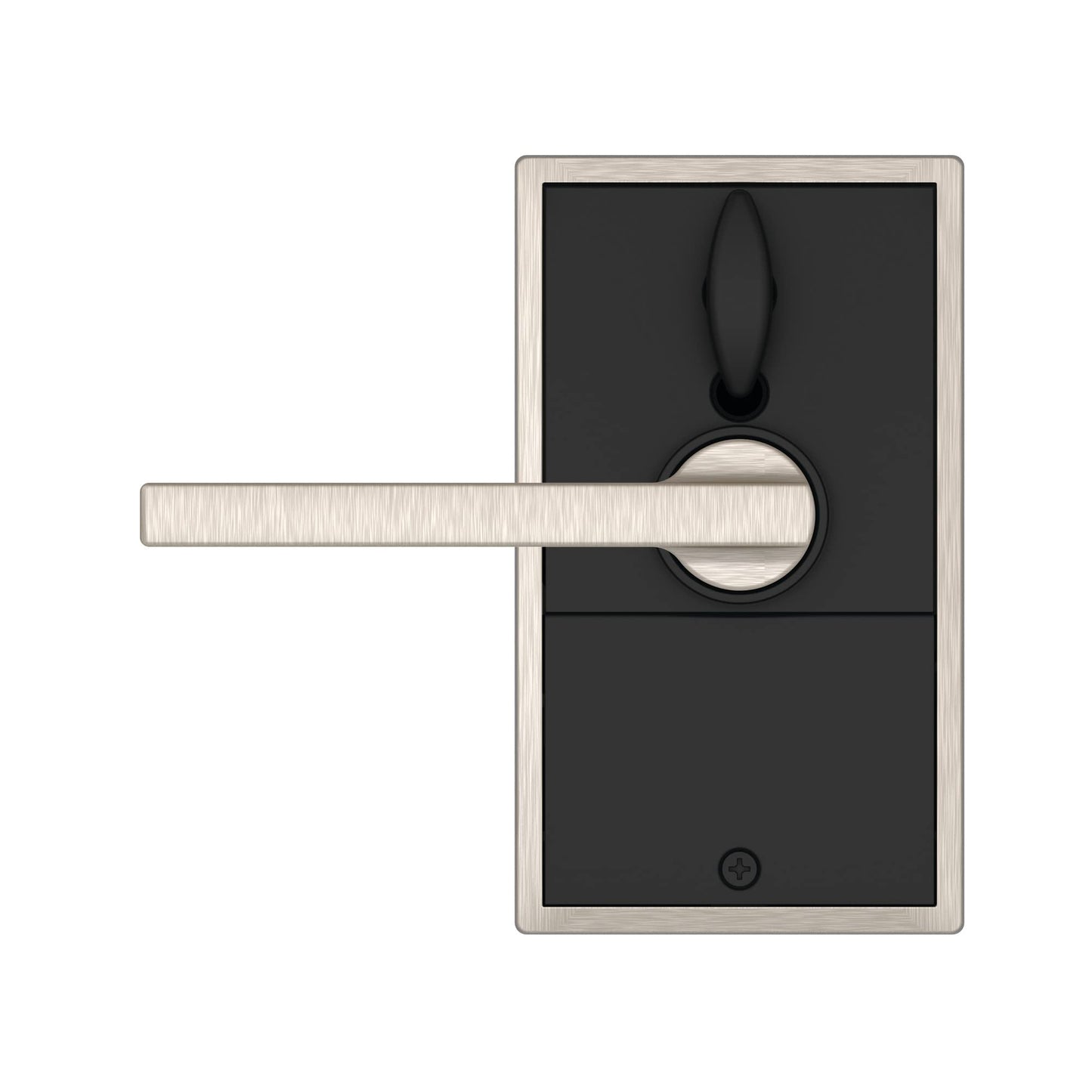 Schlage FE695 CEN 619 LAT Touch Century Lock with Latitude Lever, Electronic Keyless Entry Lock, Satin Nickel