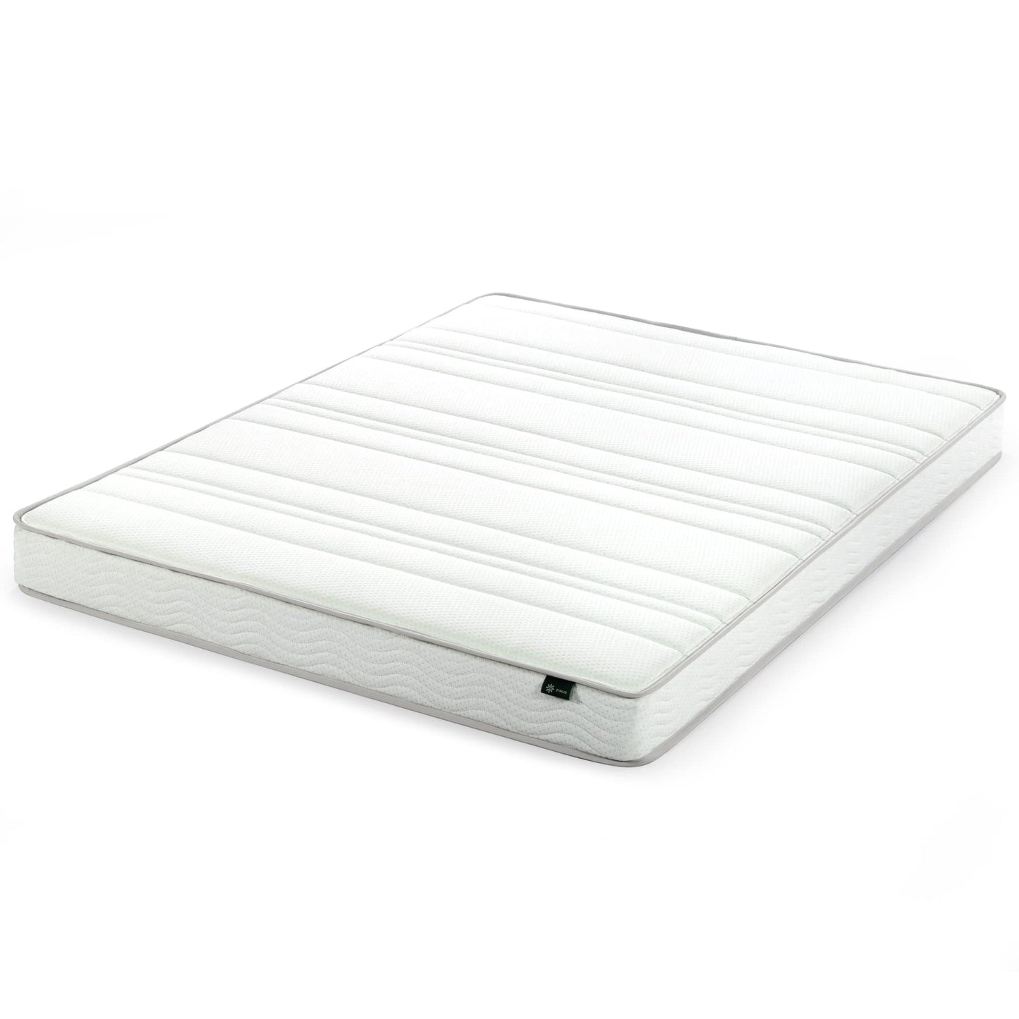 ZINUS 6 Inch Foam and Spring Mattress, Queen, CertiPUR-US Certified Foams, Mattress in A Box, White
