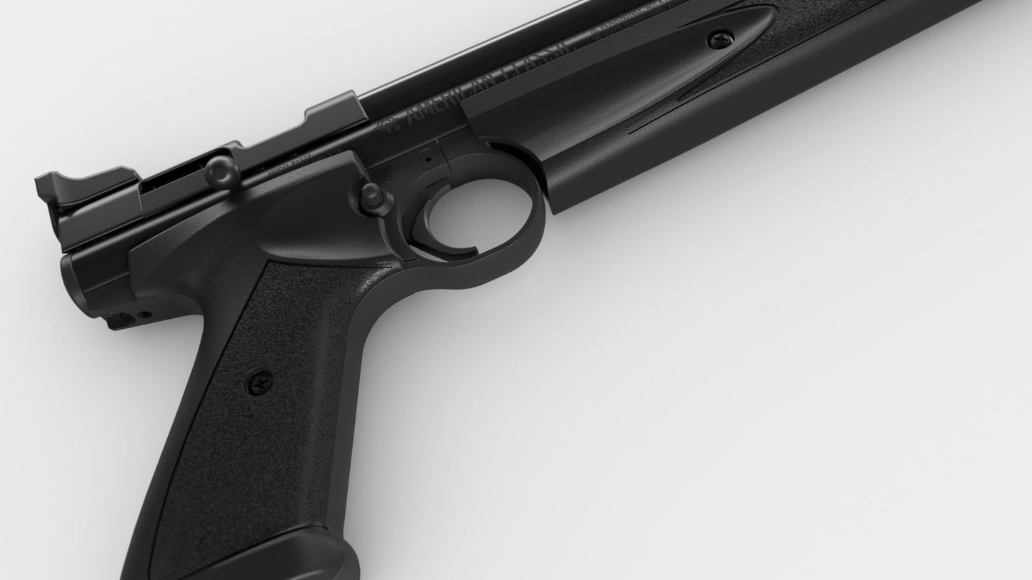 Crosman P1377 American Classic Variable-Pump .177-Caliber Pellet Air Pistol,Black