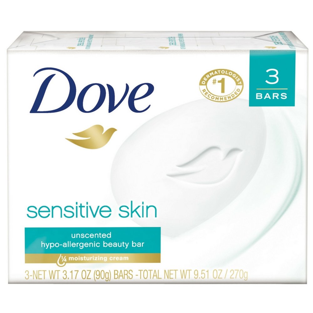 Dove 3.17 oz Bar Sensitive Skin Cs/48 product image 1