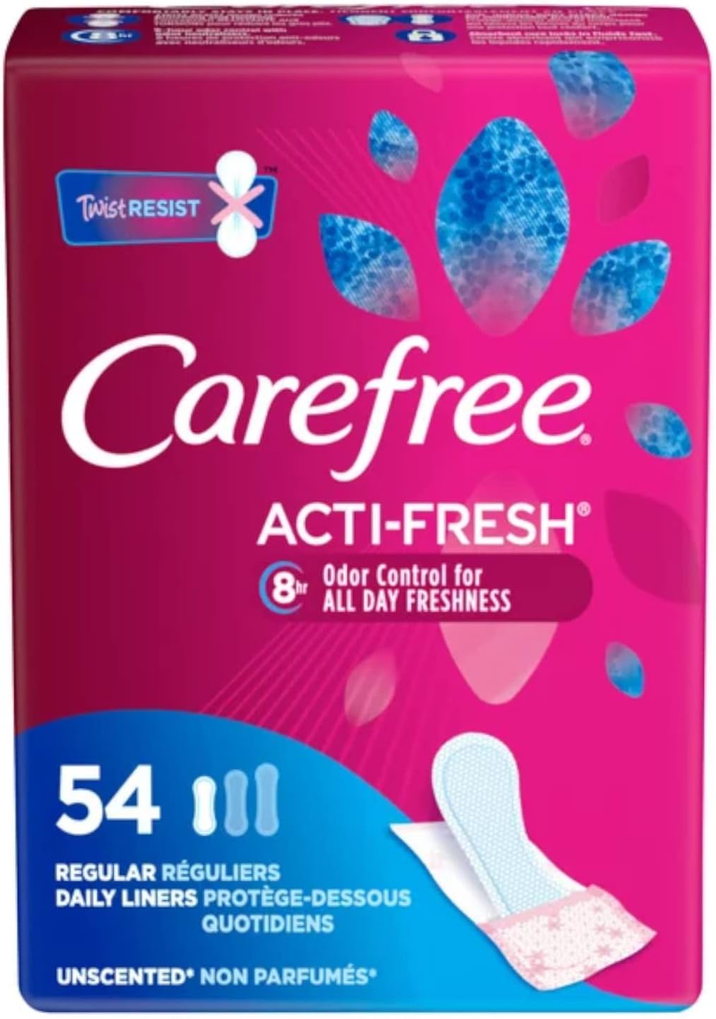 Carefree 54 ct Reg Unscented C4 product image 1