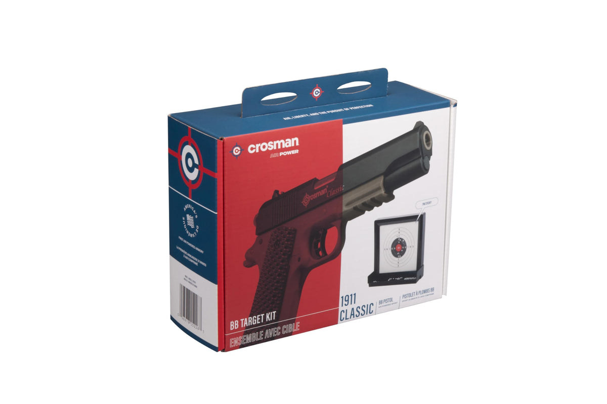 Crosman S1911KT Classic 1911 Spring-Powered Air Pistol Kit