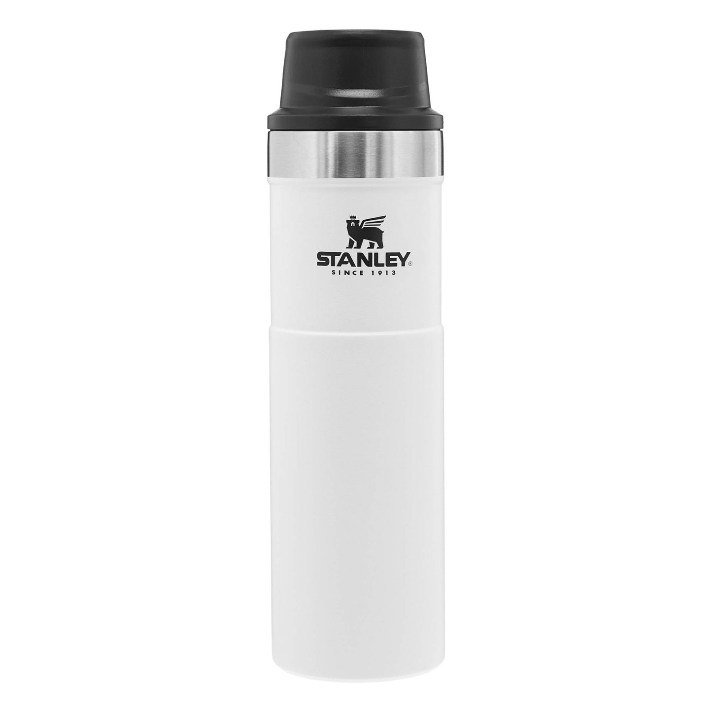 Stanley Classic Trigger Action Travel Mug 20 oz –Leak Proof + Packable Hot & Cold Thermos – Double Wall Vacuum Insulated Tumbler for Coffee, Tea & Drinks – BPA Free Stainless-Steel Travel Cup,Polar