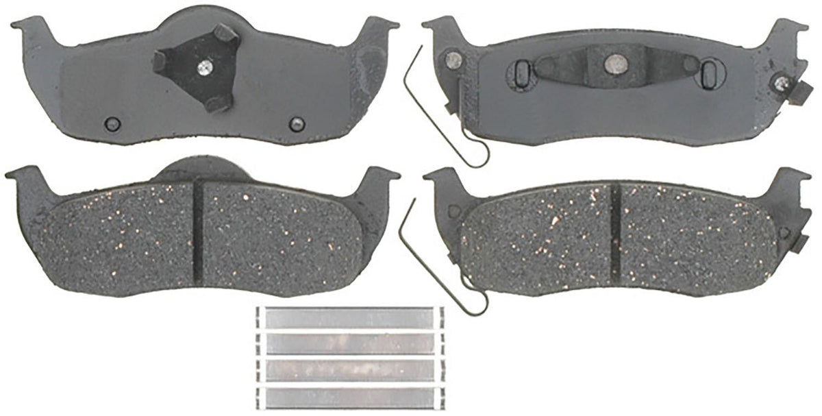 ACDelco Silver 14D1041CH Ceramic Rear Disc Brake Pad Set