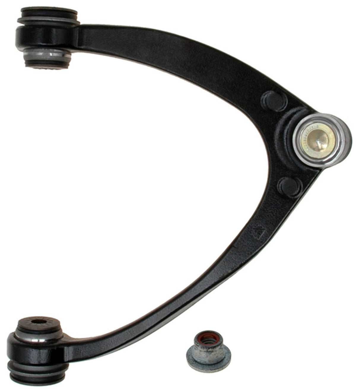 ACDelco Professional 45D3592 Front Driver Side Upper Suspension Control Arm and Ball Joint Assembly , Black