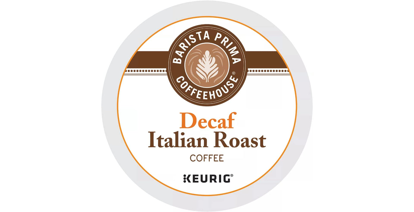 Keurig Barista Prima Coffeehouse Decaf Italian Roast Coffee K-Cups (48-Count)