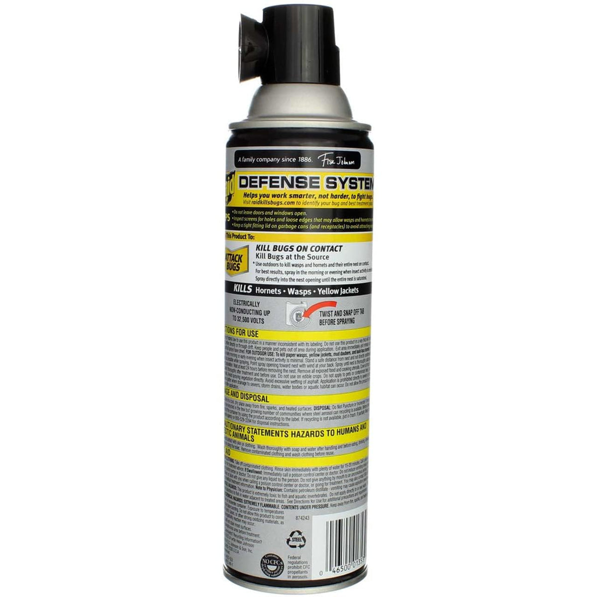 Raid Wasp & Hornet Killer Spray, 14 OZ (Pack - 3)