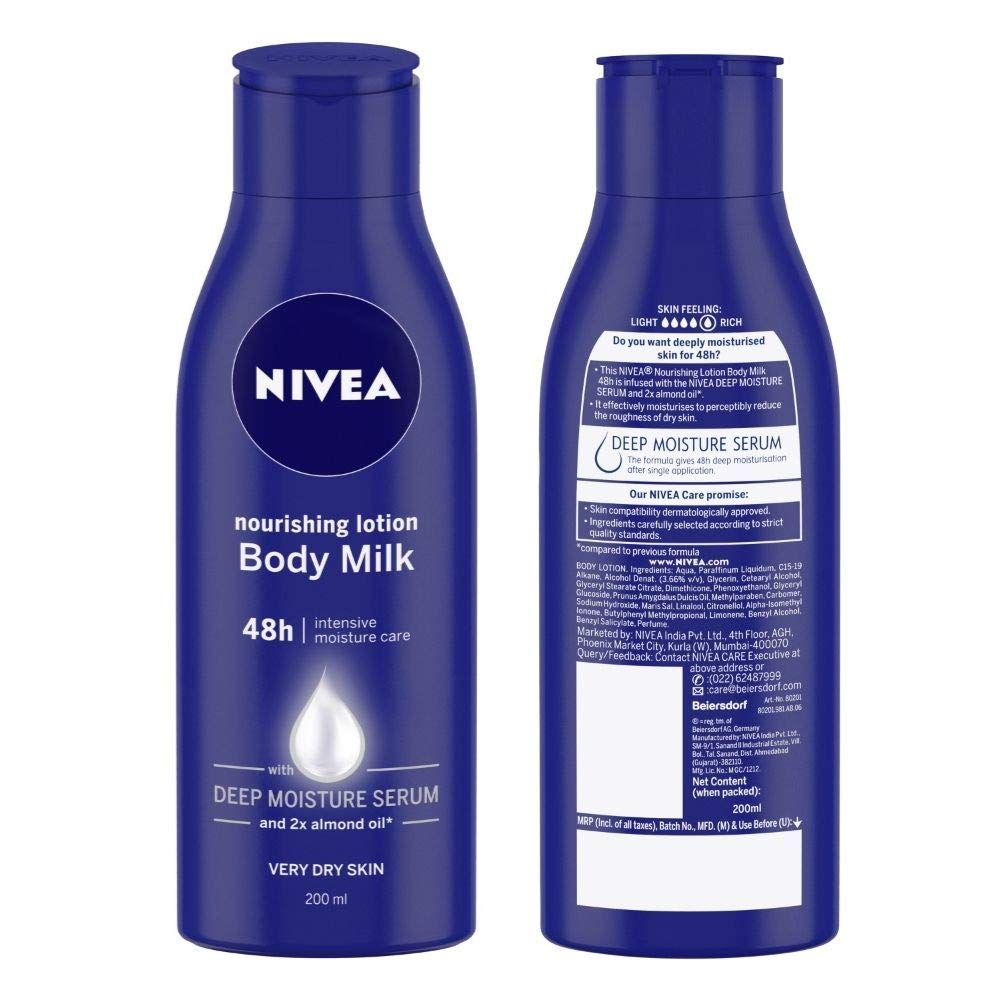 Nivea Nourishing Lotion Body Milk, 200ml