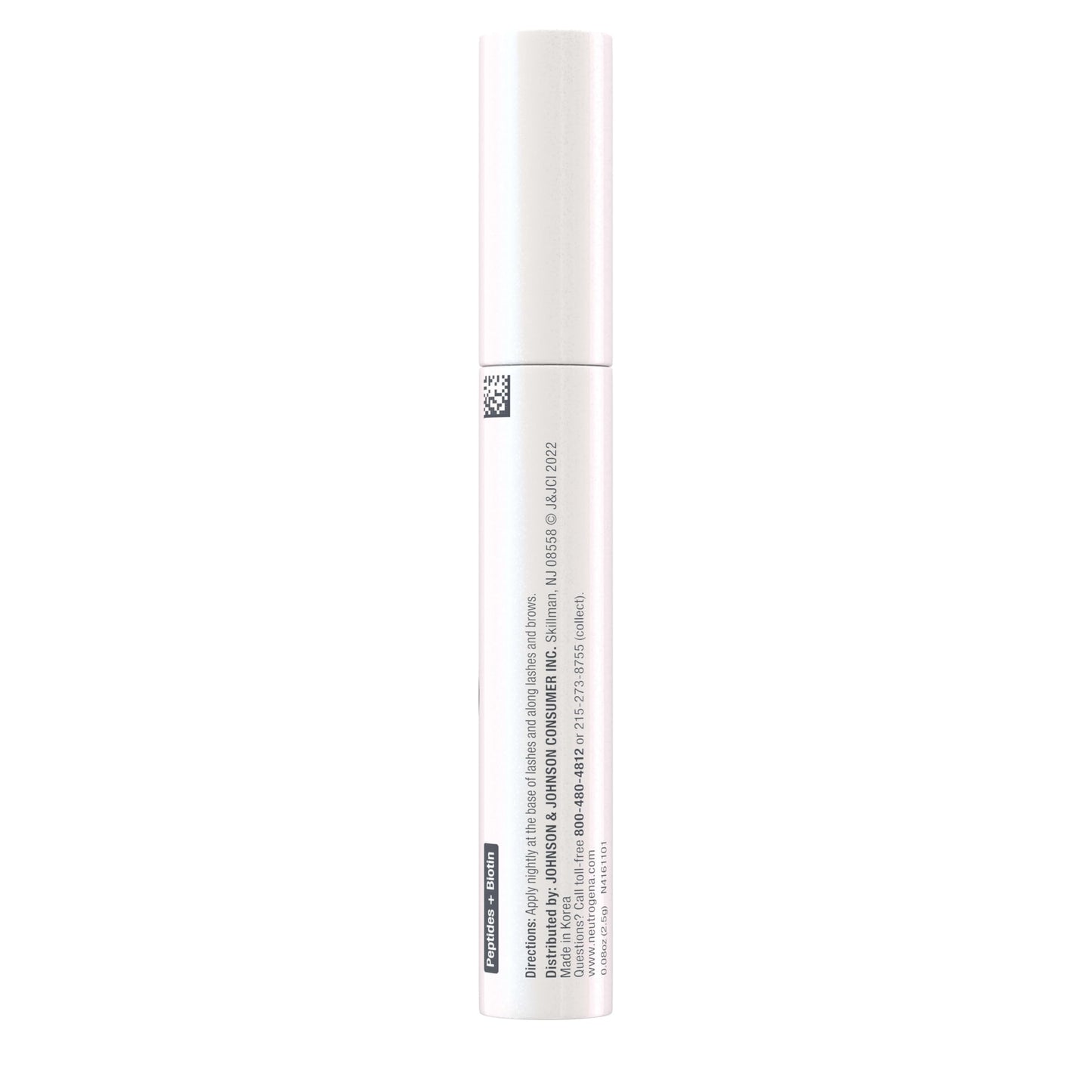 Neutrogena Healthy Lash + Brow Enhancer Serum For Unisex Adult Formulated with Biotin & Peptides; Nourishing & Conditioning Serum to Enhance the Look of Lashes & Eyebrows, 0.08 oz