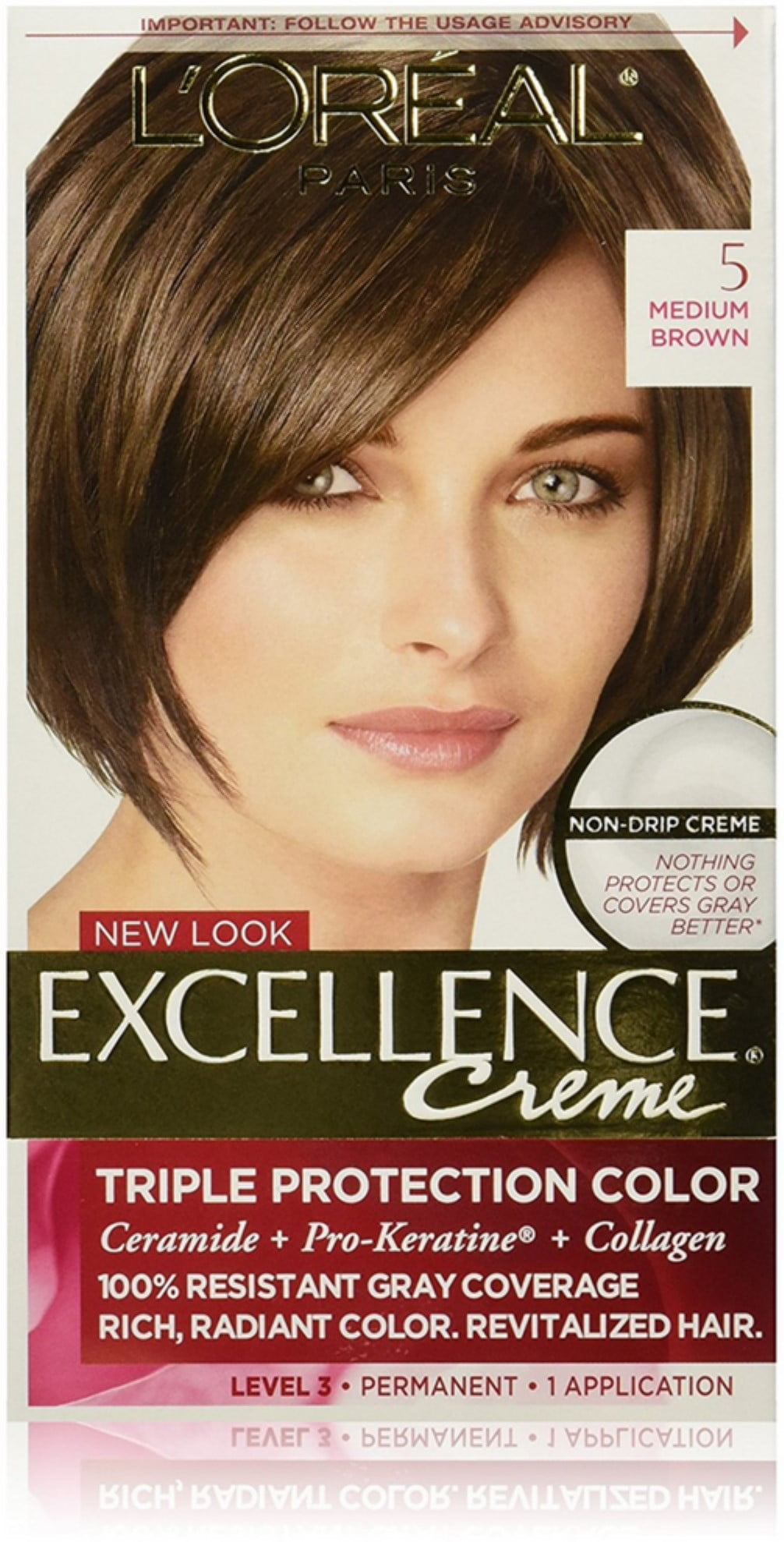 L'Oreal Excellence Cream #5 Medium Brown product image 1