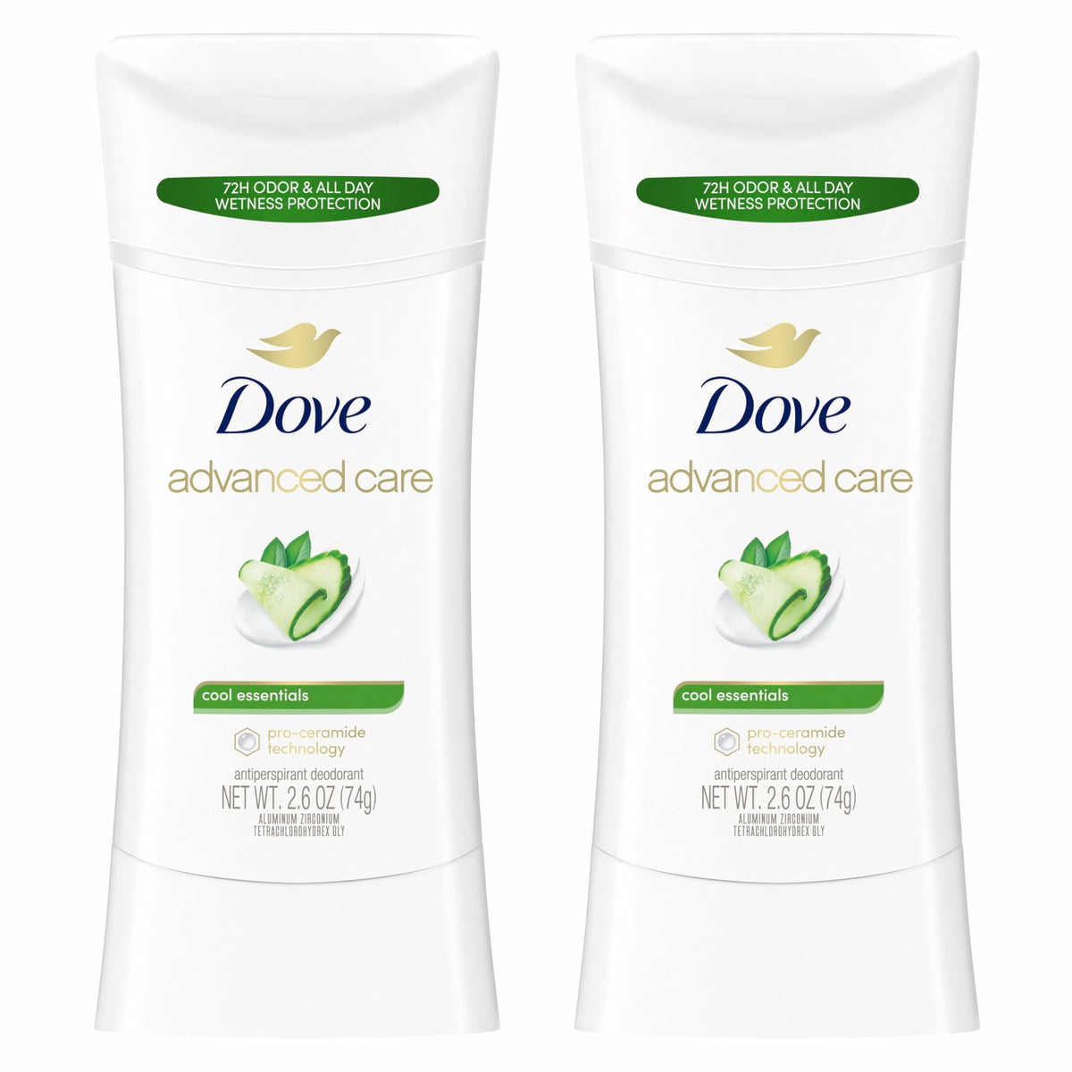 Dove 2.6 oz Adv Care Cool Ess 2P product image 1
