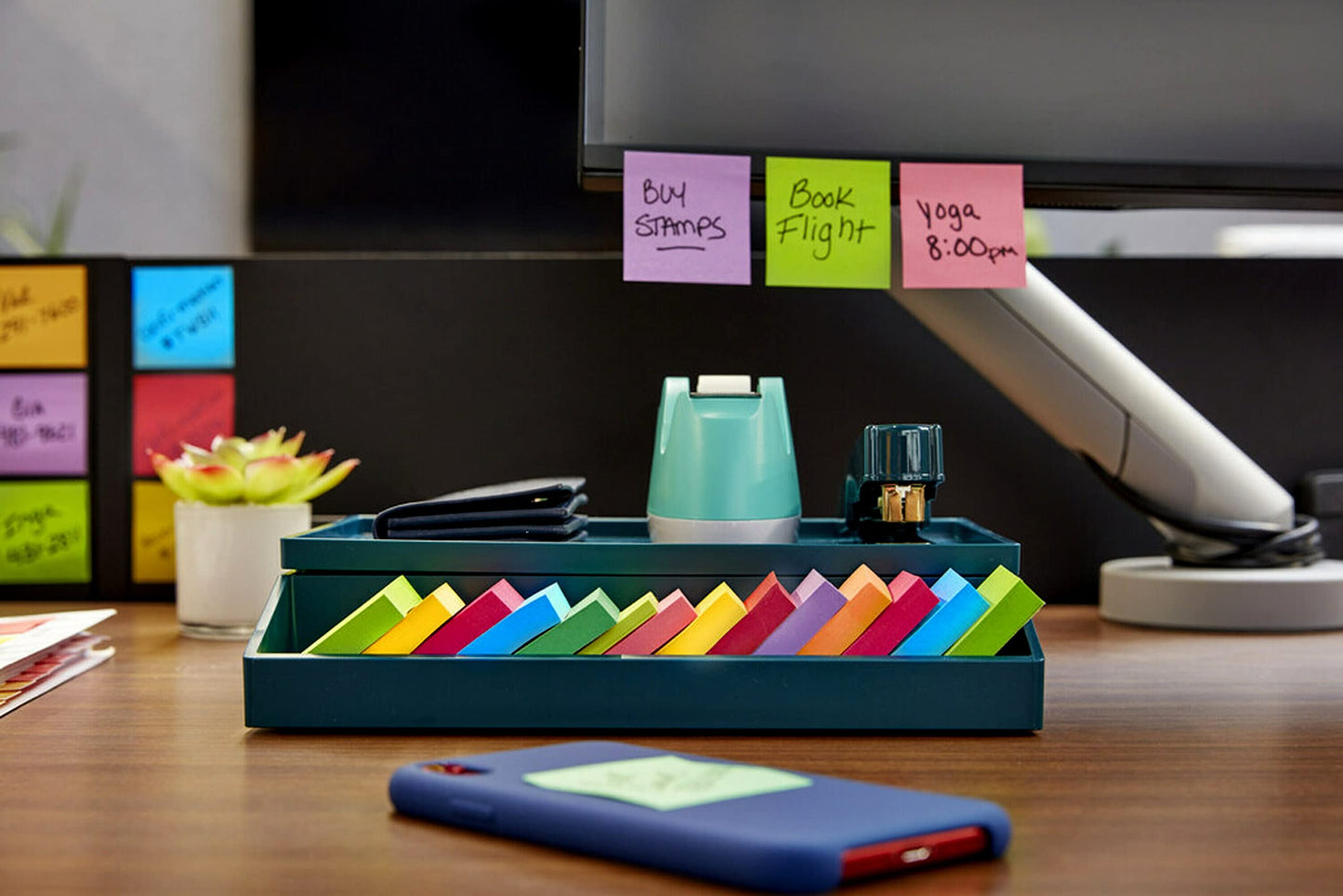 Post-it Notes, 2x2 in, 2 Cubes, America's #1 Favorite Sticky Notes, Assorted Colors, Recyclable (2051-FLT-2PK)