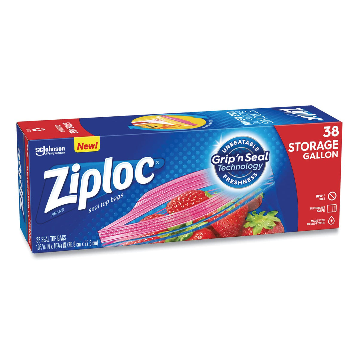 Ziploc Storage Bags Gallon Value Pack 9-40 Count boxes