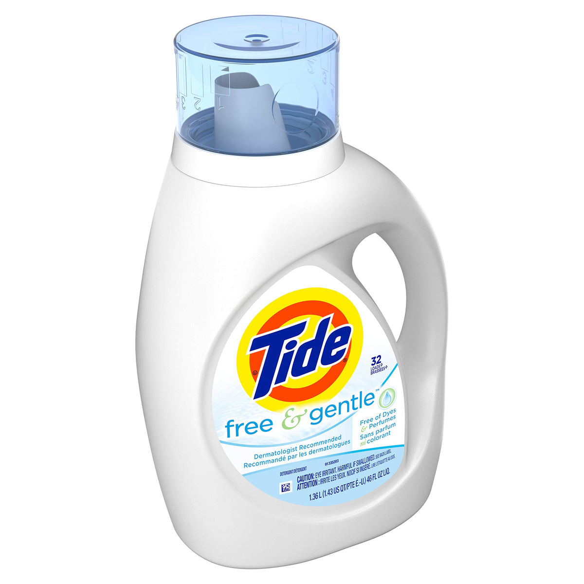 Tide, PGC41823, Free & Gentle Detergent, 1 / Bottle