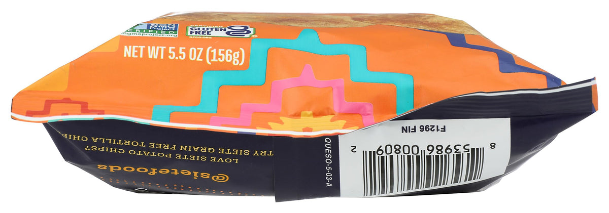 SIETE FAMILY FOODS Queso Potato Chips, 5.5 OZ