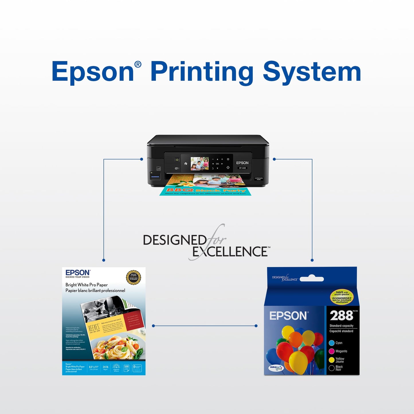 EPSON 288 DURABrite Ultra Ink High Capacity Yellow Cartridge (T288XL420-S) Works with Expression XP-330, XP-430, XP-434, XP-340, XP-440, XP-446