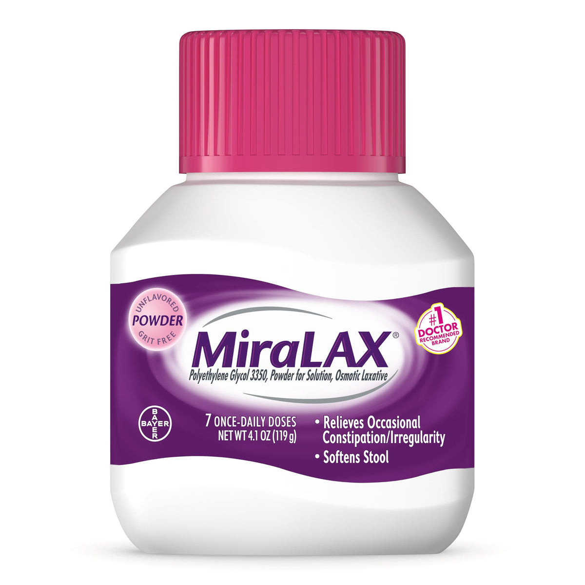 Miralax Pwdr 4.1 0z/ 7-dose product image 1