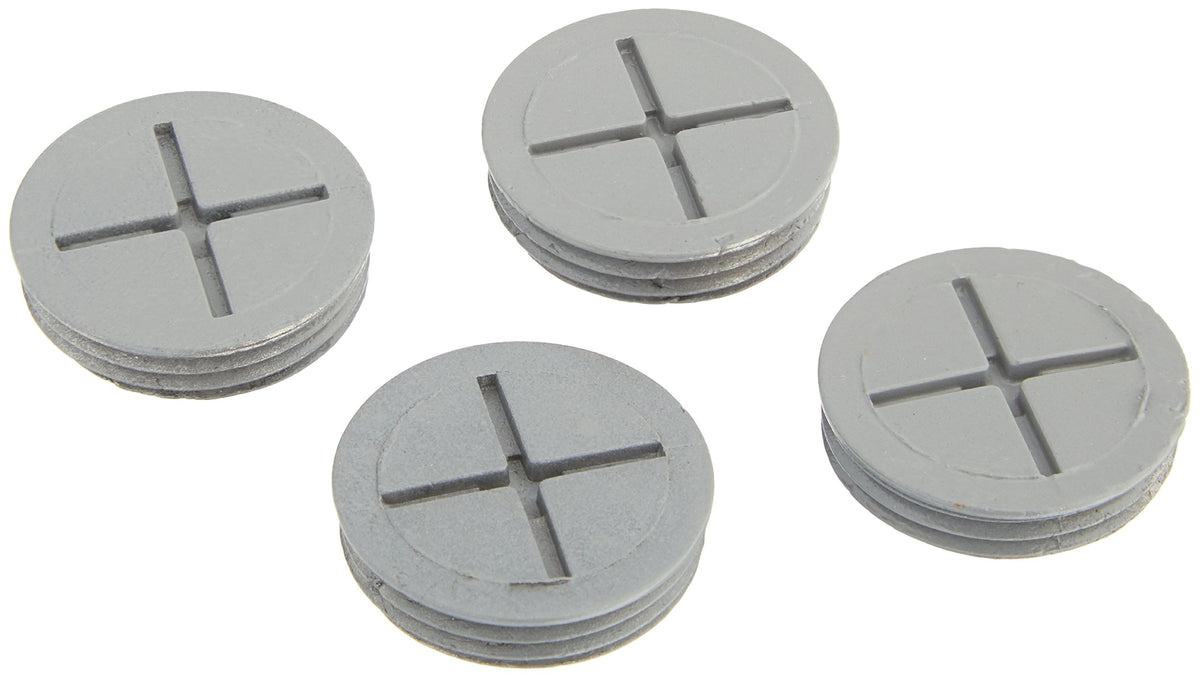 TayMac CP4100S Metallic Closure Plug Weatherproof Accessories, 1-Inch Per Polybag, Gray