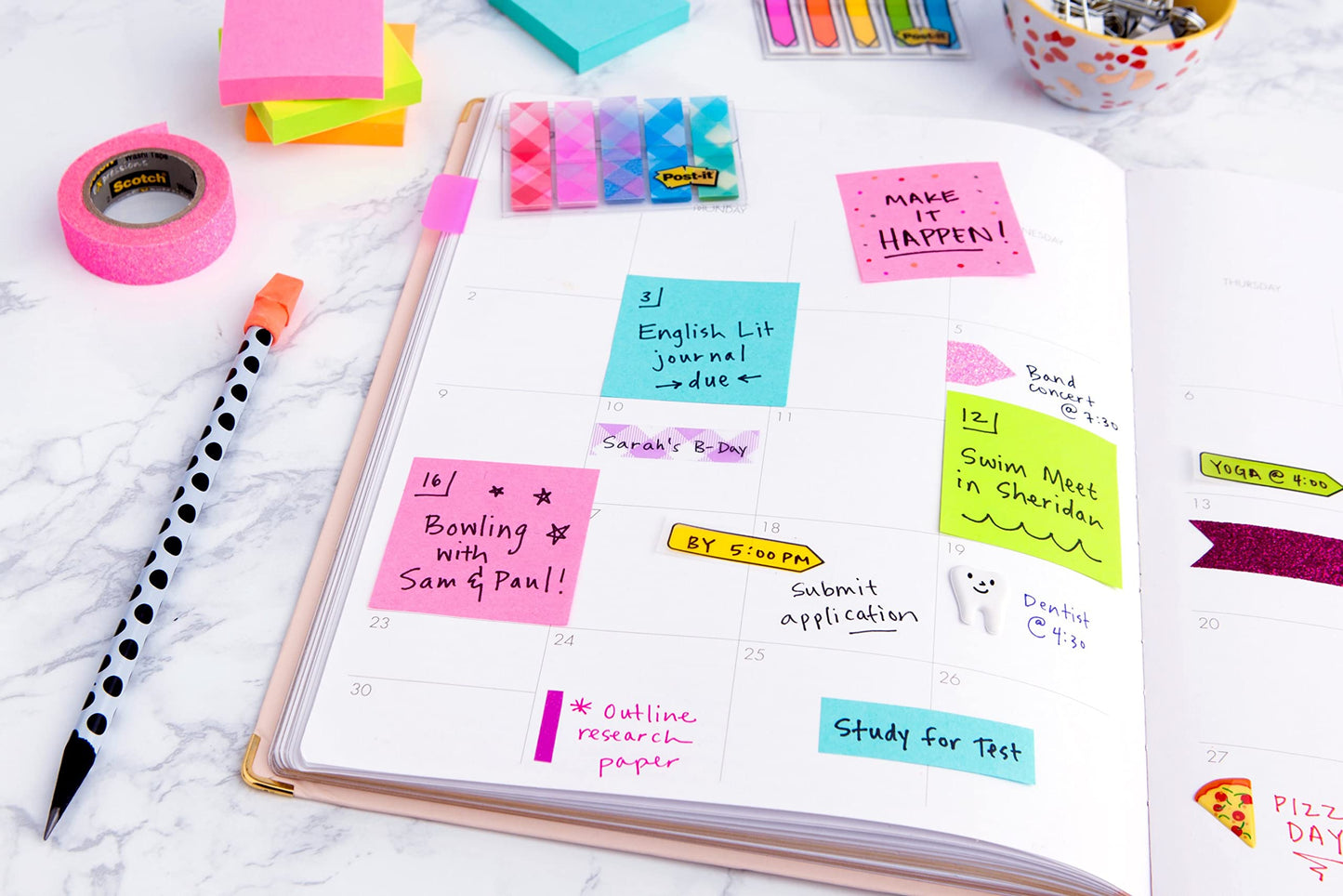 Post-it Notes, 2x2 in, 2 Cubes, America's #1 Favorite Sticky Notes, Assorted Colors, Recyclable (2051-FLT-2PK)