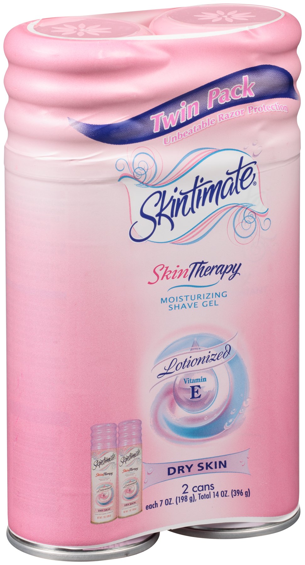 Skintimate 7oz-2pck Shv Gel Dry product image 1