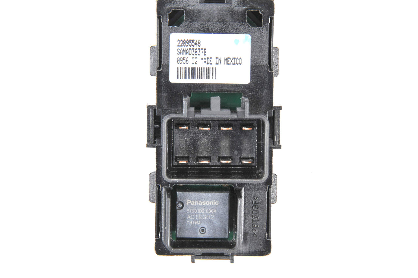 GM Genuine Parts 22895548 Ebony Front Passenger Side Door Window Switch