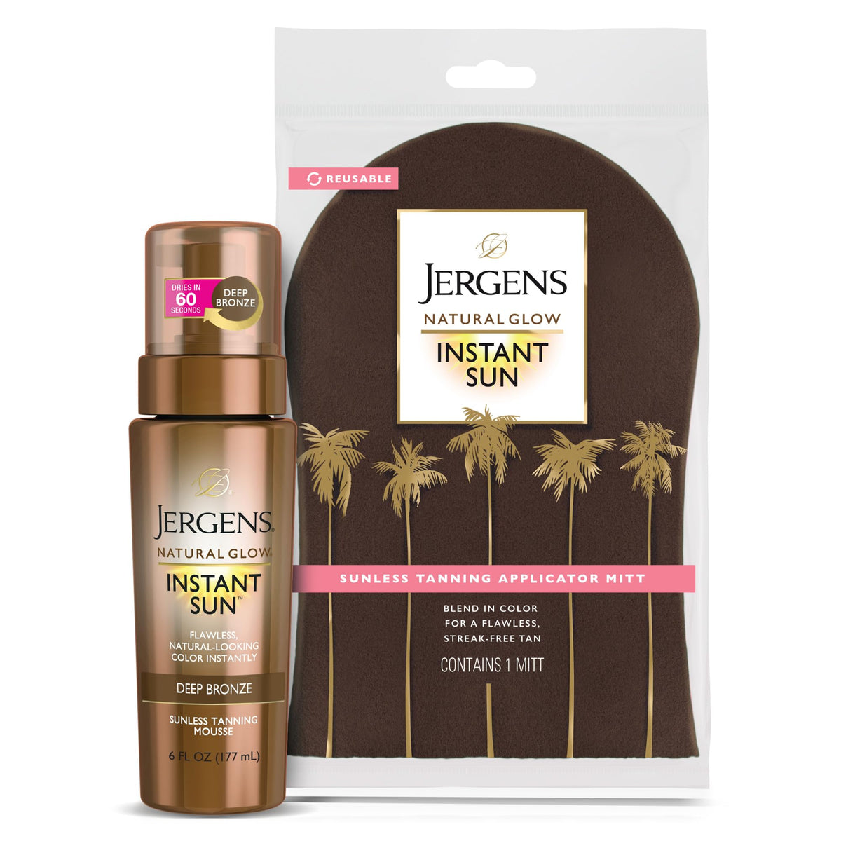 Jergen Glow Mstrg Mousse 6 oz product image 1