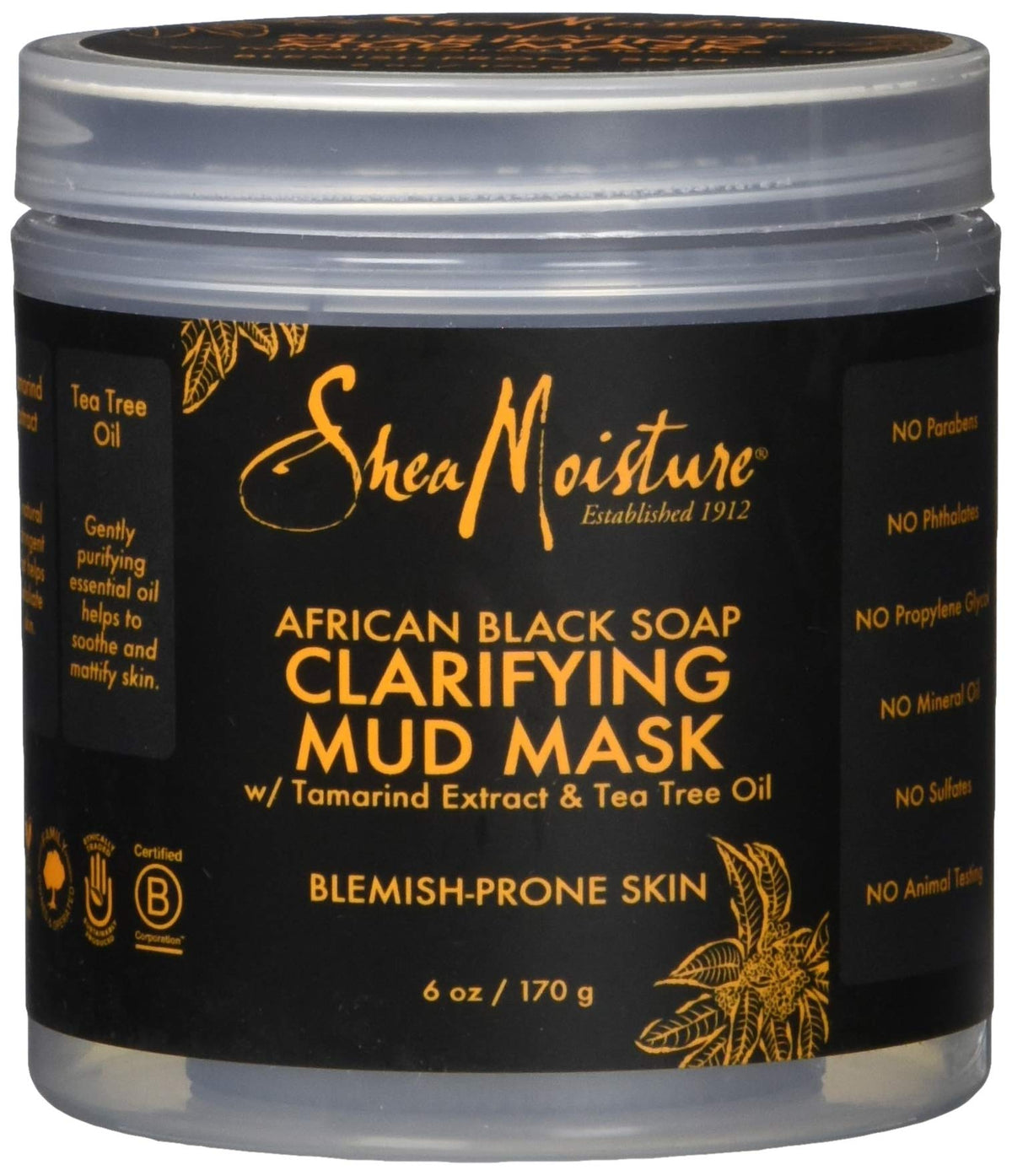 Shea Moisturizer Black Soap Mud Mask 1 product image 1