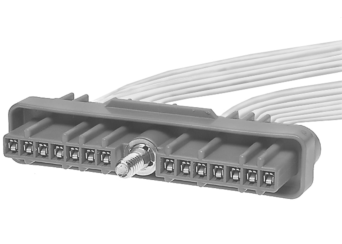ACDelco GM Original Equipment PT789 14-Way Female Gray Multi-Purpose Pigtail , Black
