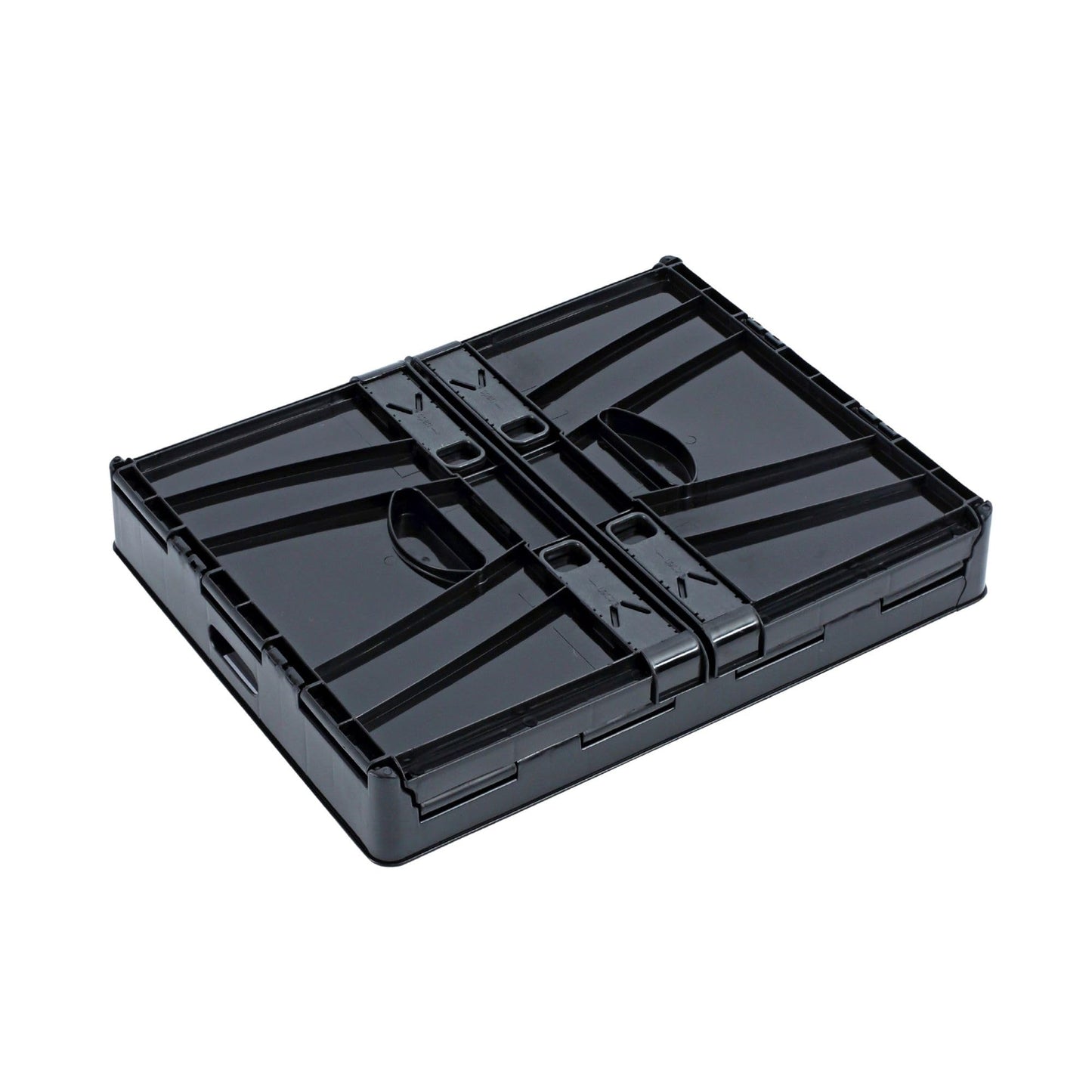 Universal UNV40010 17.25 in. x 14.25 in. x 10.5 in. Letter/Legal Files Collapsible Crate - Black/Gray (2/Pack)