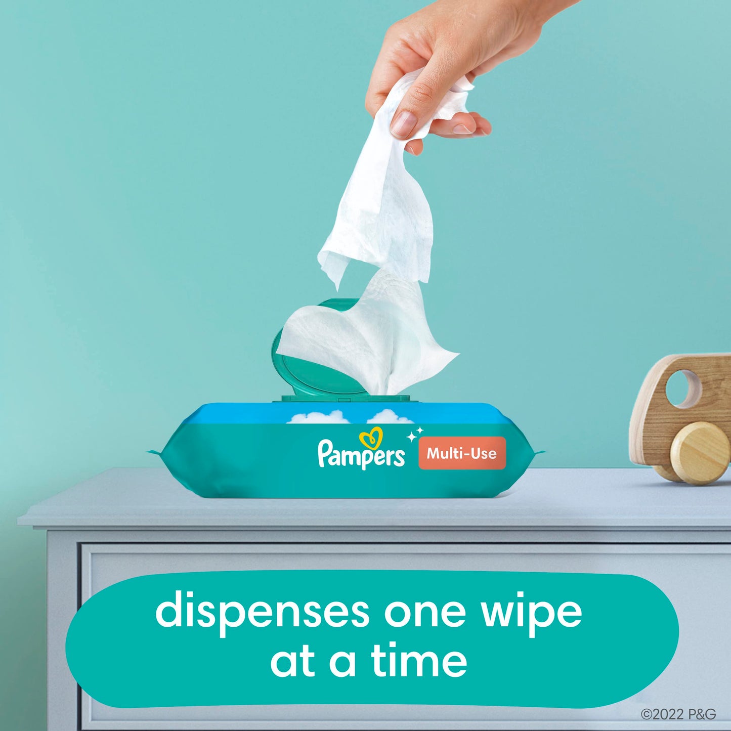 Pampers Baby Wipes Multi-Use Clean Breeze 9X Pop-Top Packs 504 Count