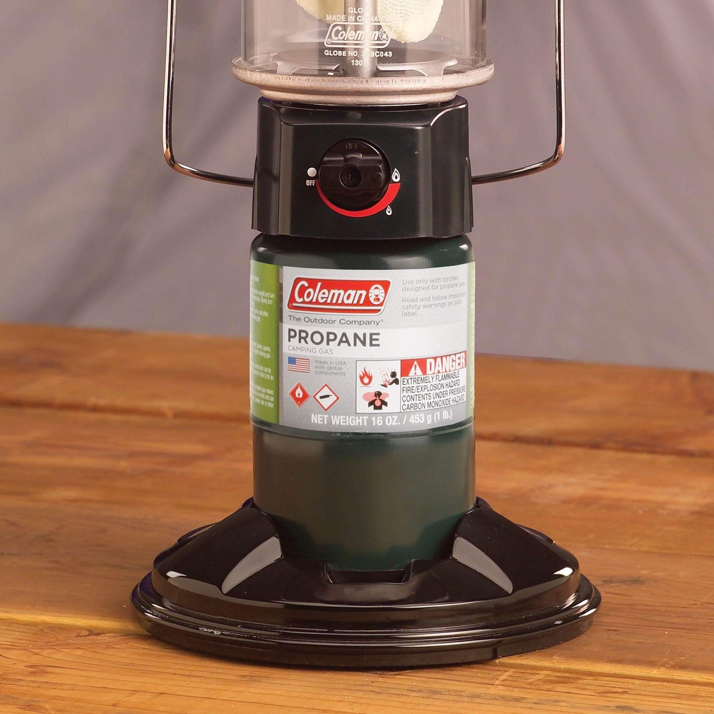 Coleman QuickPack Deluxe Propane Lantern with Storage Case, 1000 Lumens Gas Lantern with Adjustable Brightness, Pressure Control, & Mantles Included; Great for Camping, Tailgating, & Emergencies